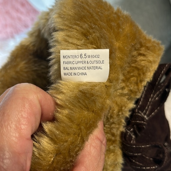 Comfy Winter Boots Dark Brown Womens 6.5 - Picture 9 of 11